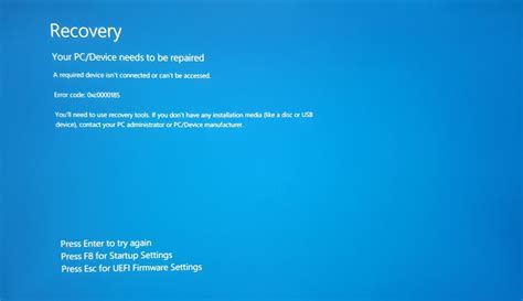 We did not find results for: Error code 0xC0000185 after upgrading windows 10.