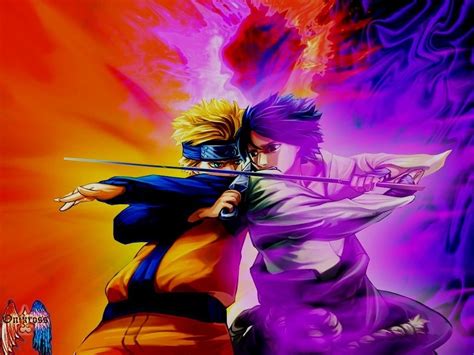 Battle Naruto Vs Sasuke Anime Naruto And Sasuke Wallpaper