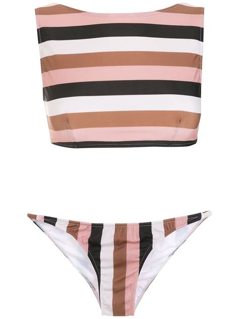 Osklen Listra Oil Bikini Set In Multicolour ModeSens