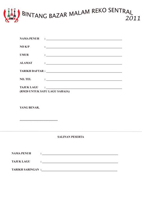 Search for another form here. Download Borang I J Dbkl