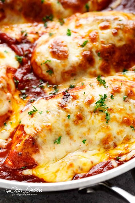 Easy Mozzarella Chicken Recipe Low Carb Chicken Parm Cravings Happen