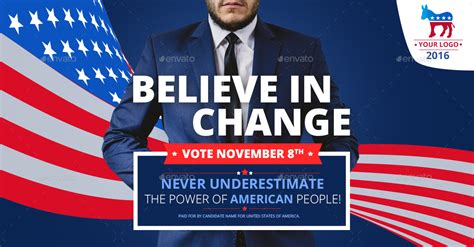 Campaigns are no longer just based on policy; Political Campaign Banner Ads by gripd | GraphicRiver