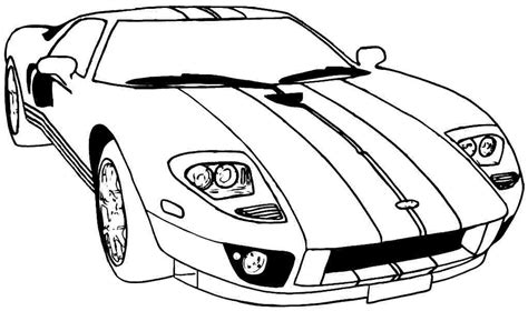 Printable Coloring Pages Of Sports Cars - Coloring Home