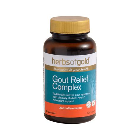 Herbs Of Gold Gout Relief Complex 60 Capsules Wholelife