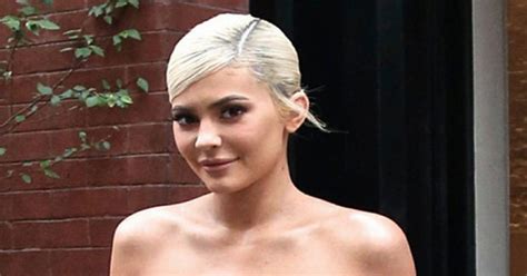 Kylie Jenner Ditches Bra In Leather Skintight Outfit Daily Star