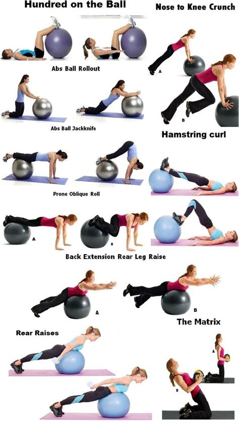 Ball Workouti Have The Damn Ball If Only I Would Do The Exercises Pilates Workout Pilates