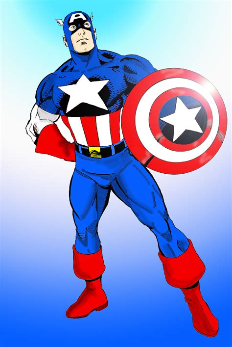 Captain America Color By Txboi001 On Deviantart
