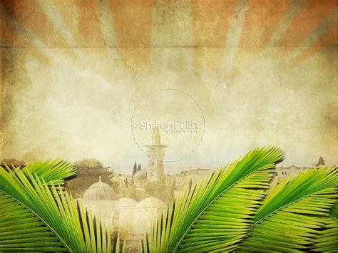 Easter Sunday Powerpoint Backgrounds Easter Palm Sunday Hd Wallpaper