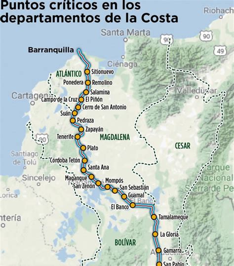 Aumento Del Río Magdalena Pone En Alerta 26 Municipios De La Costa