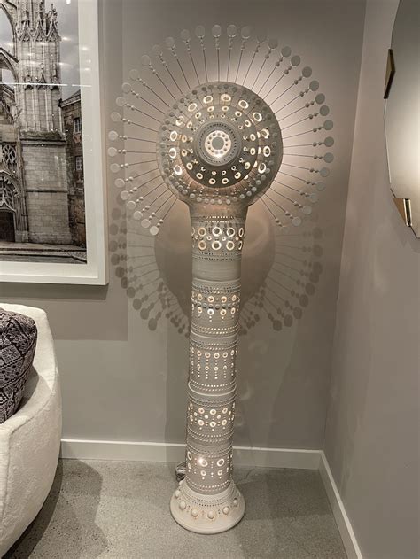 Grand Lampe Soleil Totem By Georges Pelletier Studio Van Den Akker