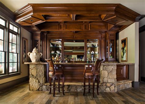 15 Astonishing Traditional Home Bars For Your Daily