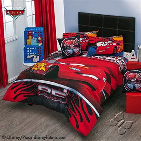 The graphics on this particular comforter are quite bold and. Disney Pixar Cars Speed 7 piece Reversible Comforter Set ...