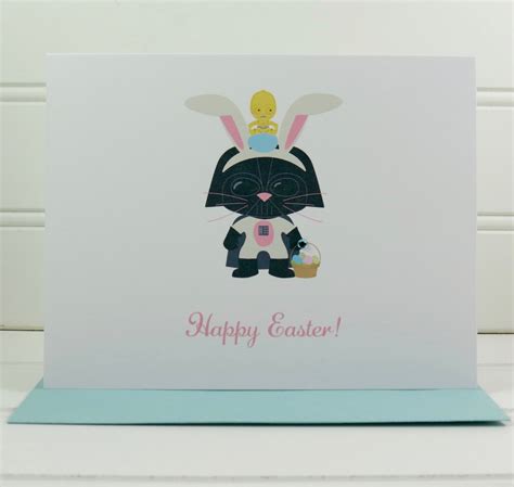 Darth Vader Easter Card Star Wars Card Easter Card For Star Etsy