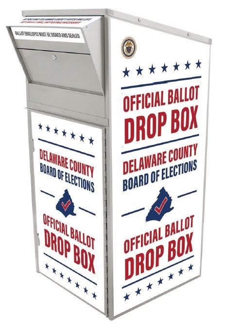 Ballot Drop Box Details Delaware County Pennsylvania