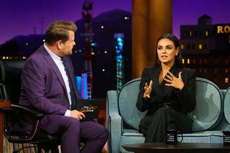 Mila Kunis Clea Duvall Appear On James Cordens Late Late Show