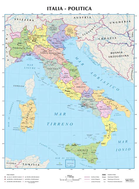 Carta Geografica Italia Politica Da Stampare Cartina Toscana