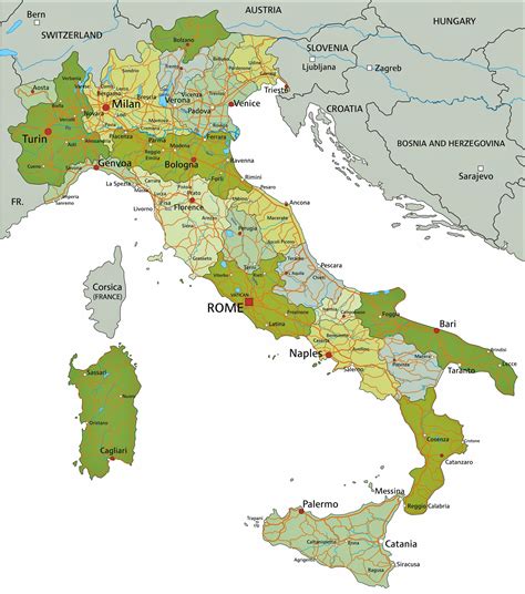 Lista Foto Mapa De Italia Con Division Politica Sin Nombres Mirada My