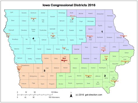 Iowa Legislative District Map