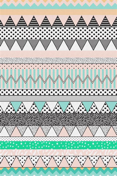 Girly Aztec Patterns Backgrounds