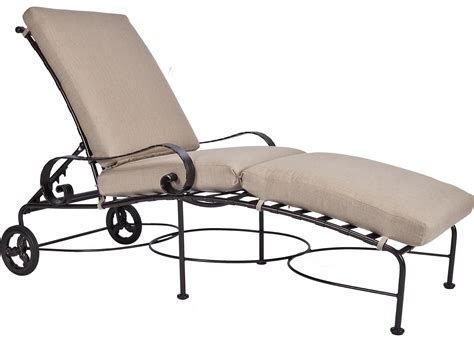 Ow Lee Classico Wide Arms Wrought Iron Adjustable Chaise Ow952chw