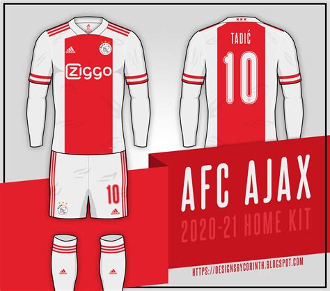 In addition to the domestic league. Ajax 2020-21 Home Kit Prediction | Kit design | Football ...