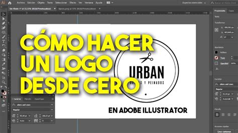 CÓMO HACER UN LOGO DESDE CERO en Adobe illustrator YouTube