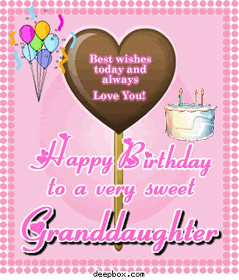 Wonderful Granddaughter Birthday Wishes Graphic Birthday Greetings