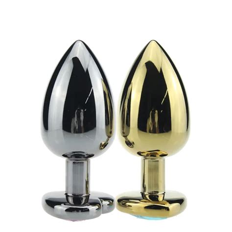 Big Gold Metal Toys Of Stainless Steel Butt Plug Anal Sex Buy Heart Shape Anal Plugstainless