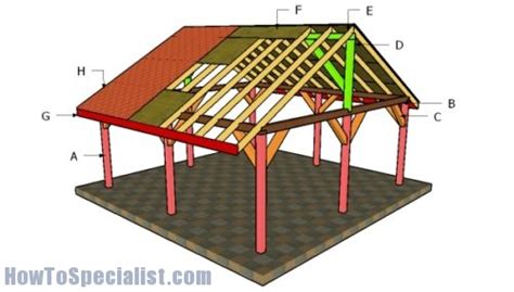 20x20 Pavilion Free Diy Plans Howtospecialist How To Build Step