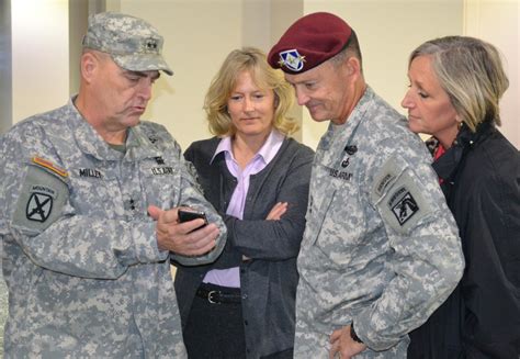 Xviii Airborne Corps Commander Visits Fort Drum Leaders Soldiers
