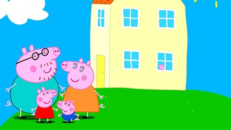 Download Peppa Pig House Wallpaper Histoire Background Car Sos Quality
