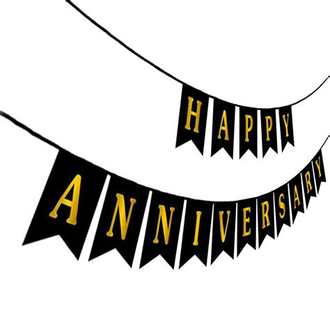 Party Propz Happy Anniversary Banner Anniversary Decoration Items Kit