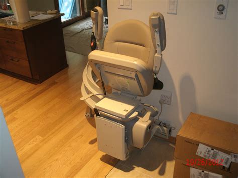 Star furniture selection of powered lift chairs come in a variety of styles and materials, and provide comfort and assistance for those with limited mobility. Park station down stairs folded up | Chair lift, Stair ...