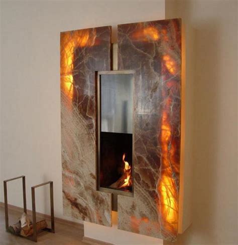 22 Unique Modern Fireplaces Which Do Double Duty Creating