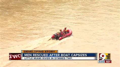 Boat Capsizes On Frigid Little Miami River