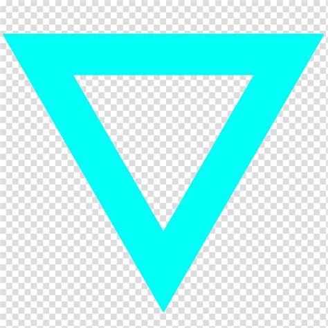 Geometric S Inverted Blue Triangle Icon Transparent Background Png