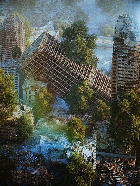 Makati 2266 Ad Apocalypse Landscape Post Apocalyptic City Post