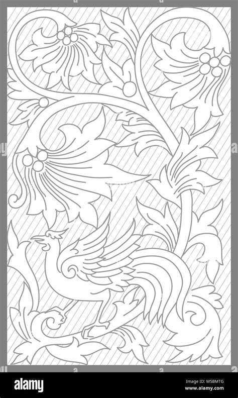 Ukiran Kayu Melayu Vector - Gambar Ukiran Kayu