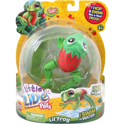 Little Live Pets Lil' Frog Single Pack, Splashberry The Sweet Frog ...