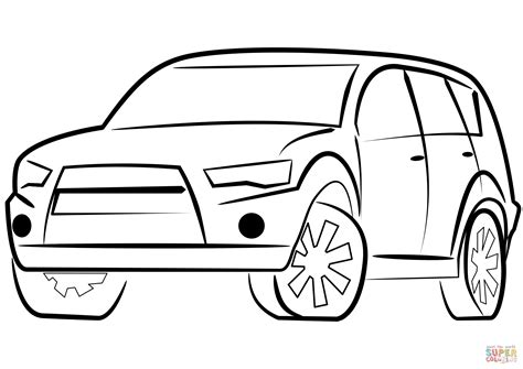 Printable Car Colouring Pictures You Can See Many Different Expressions