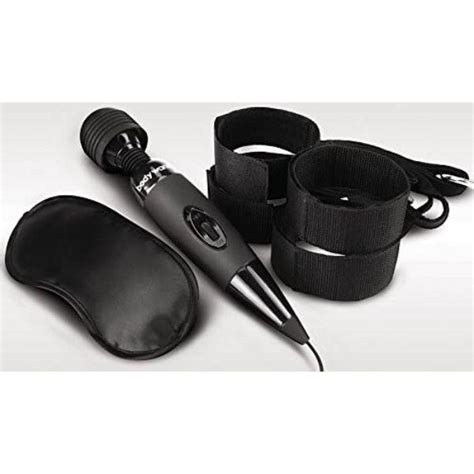 bodywand midnight wand massager restraints and blindfold kit
