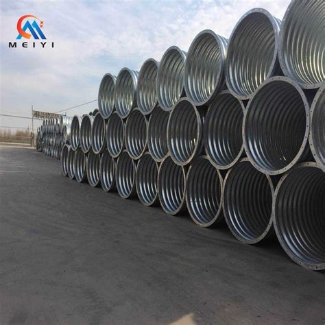 Riveted Galvanized Steel Corrugated Culvert Drainage Pipe China Hot