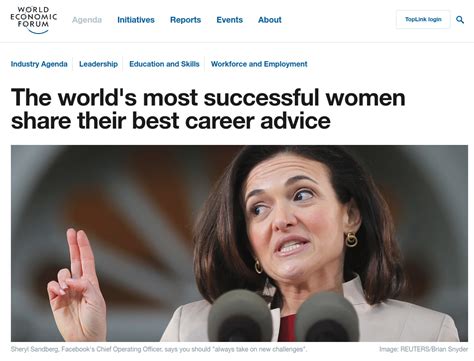The Worlds Most Successful Women Share Their Best Career Advice Chief Operating Officer Best