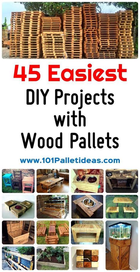 45 Easiest Diy Projects With Wood Pallets You Can Build Easy Pallet Ideas
