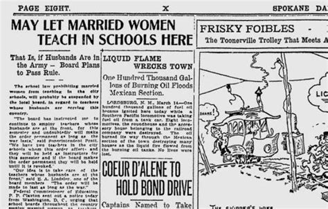 100 Years Ago In Spokane School Board Debates Allowing Married Women