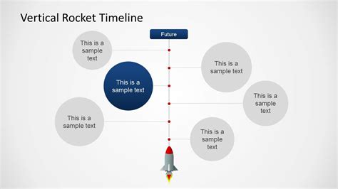 Vertical Rocket Timeline Template For Powerpoint Slidemodel