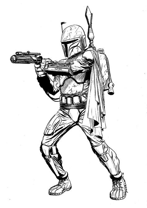 The Jango Fett Star Wars Coloring Book Lego Coloring Pages Disney