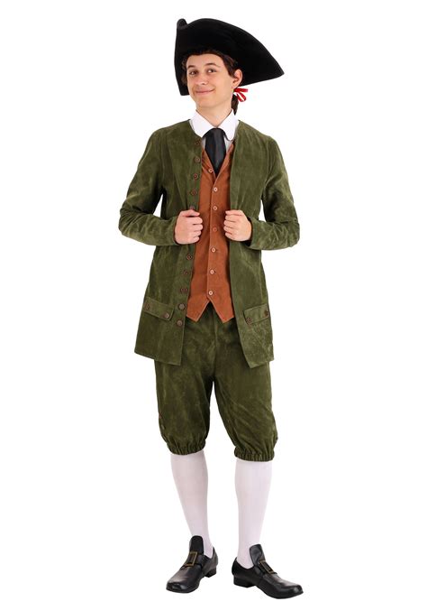 Adult Green Colonial Costume Historical Costumes