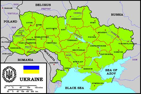 General Maps Of Ukraine
