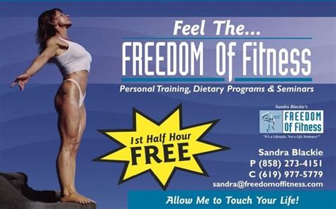 First Time Client Special Free 12 Hr Consultation By Freedom Of Fitness In San Diego Ca